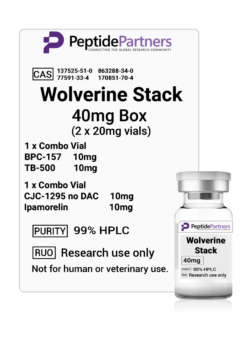 Wolverine Stack (BPC/TB5, CJC/IPA)